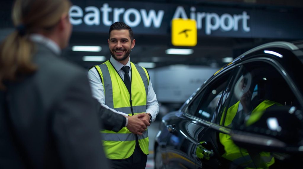 Meet and greet parking drop-off at Heathrow terminal